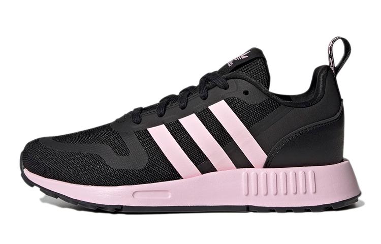 Adidas Originals Multi J Comfortable Abrasion Resistant Low top Kids  Running Shoes Black Pink GW3007 40