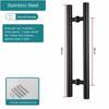 Thick Door Handles Stainless Steel Doors Pull Handle New Shower Door Handle  Hardware Fittings