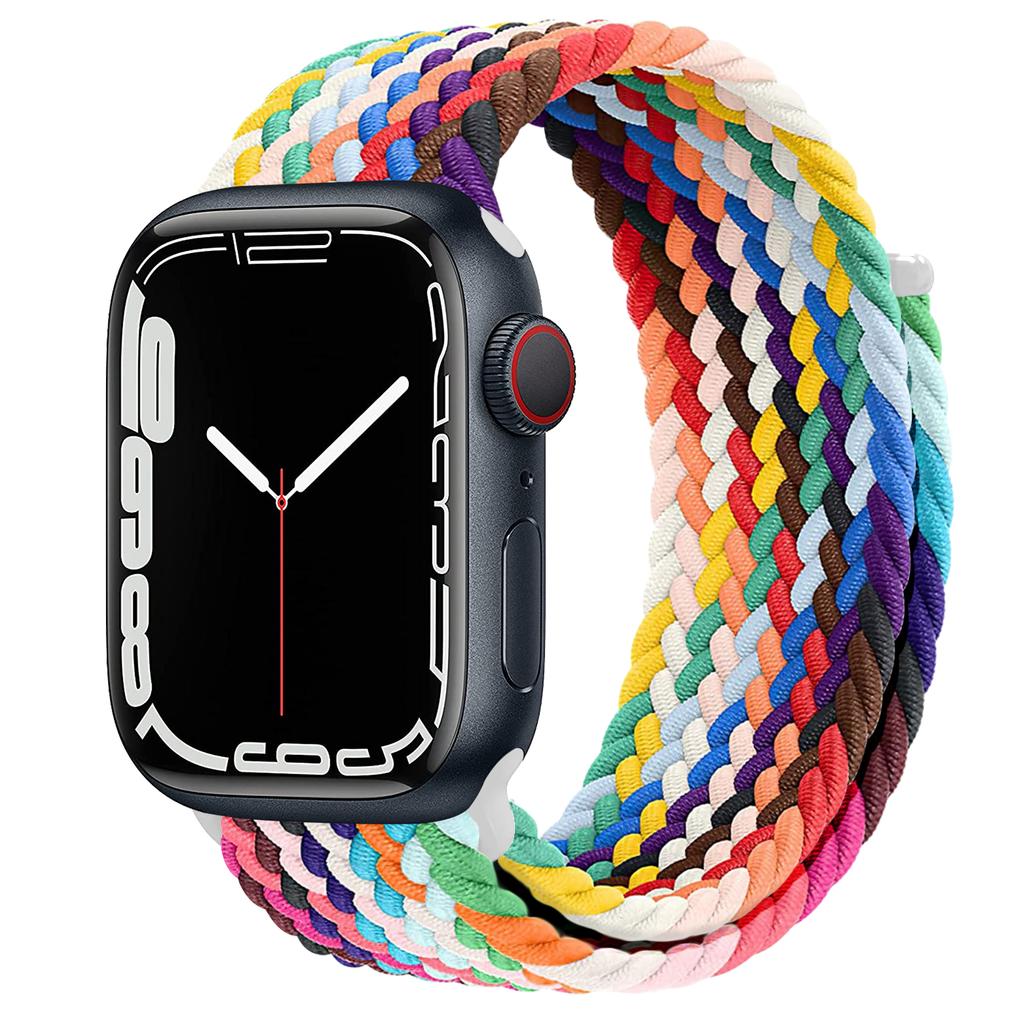 Band For Apple watch strap 44mm 40mm 45mm 41mm 42mm ultra 49mm correa Braided Solo Loop bracelet Apple watch series 7 3 5 se 6 8