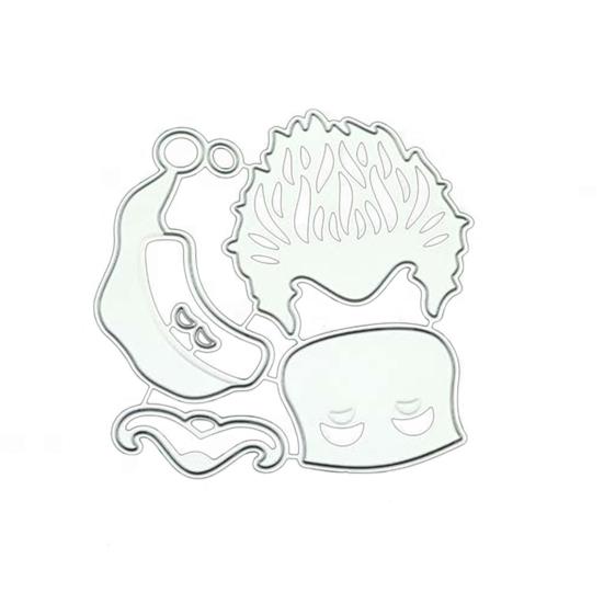 

Рождественский Санта-Клаус Форма Резки Умирает Праздничная Поздравительная Бумажная Открытка Ремесло Плесень серебряный