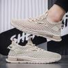 Men Sneakers Lightwhite Breathable Running Shoes for Men Mesh Summer Lace-Up Outdoor Walking Shoe Zapatillas De Deporte