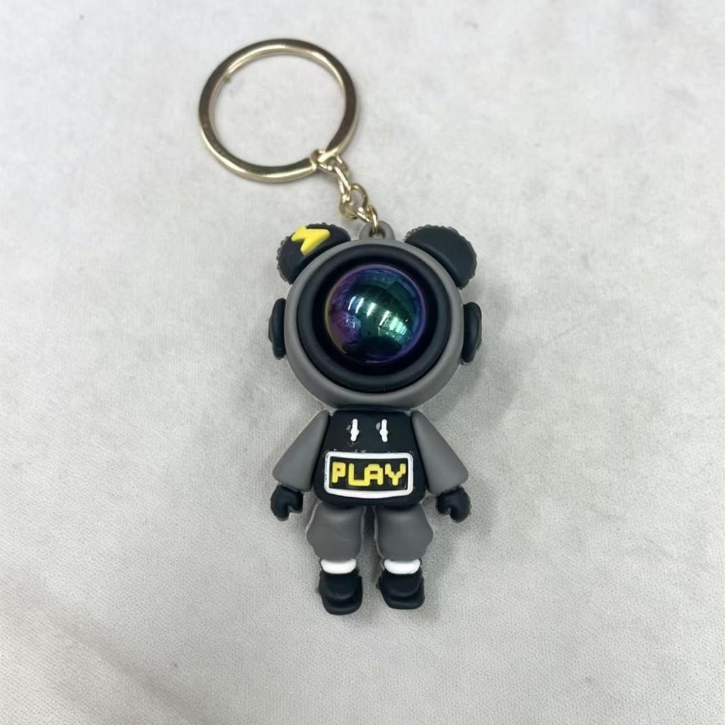 Creative Cartoon Lightning Astronaut Keychain & Backpack Pendant - Trendy Toy & Small Gift