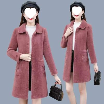 Stylish Mink Velvet Coat for Women (Sizes 50-60).