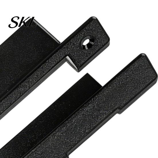 Black White Screen Door Seal 2Pcs Room Drain Kit, Patio for Aluminum Porch Enclosure Bottom, Outdoor Threshold Insect & Dust Proof Water Inserts