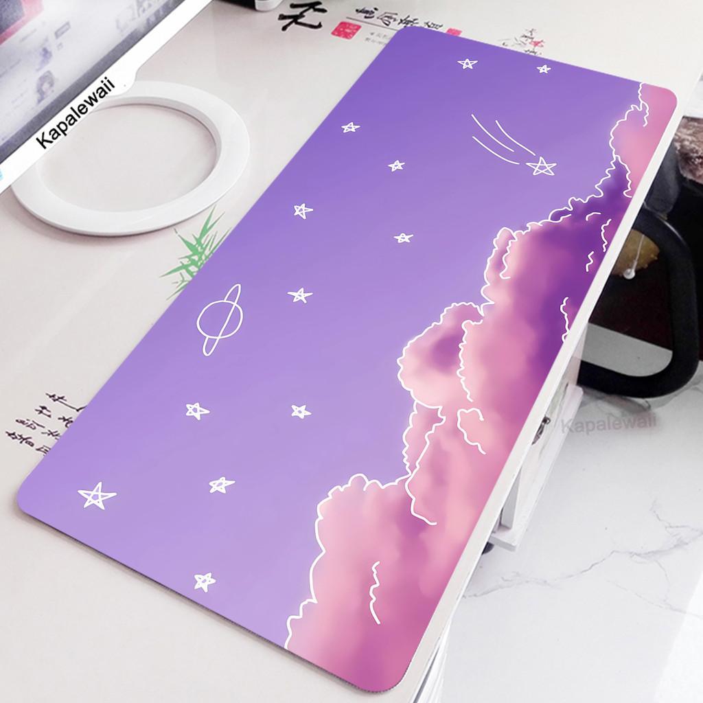 Space Mouse Pad Pc Rubber Mousepad Apoio De Pulso Teclado Mouse Mat Kawaii Cute Keyboard Pads Office Large Desk Protector Mat