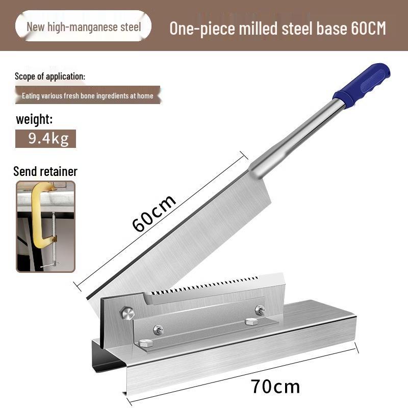 Guillotine Bone Cutter: Household & Commercial Use for Chopping Bones, Small Pig Trotters, Chicken Ribs
