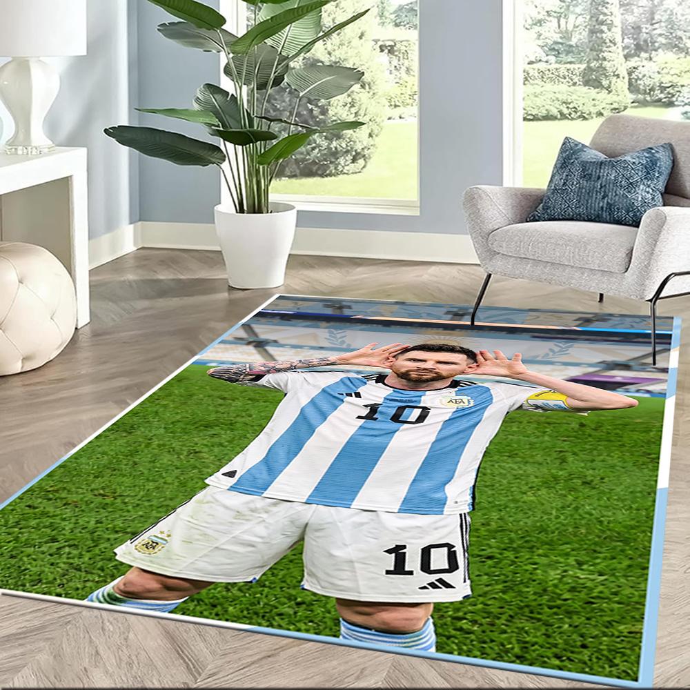 Messi 149 Area Rug Suitable for Bedrooms Decorate Room Living Rooms Entryway Antislip Carpet Office Home Decor Perfect Birthday/Christmas Gift Idea