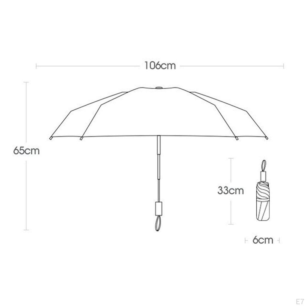 Parapluie pliant automatique portable pour voyage en plein air, plage, randonnée, hommes