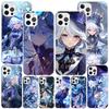 Genshin Impact Furina Phnoe Case for Iphone 17 Air 16 16E 11 12 13 Mini 14 Plus 15 Pro Max 7 8 + SE 2020 Phone Cover Coque