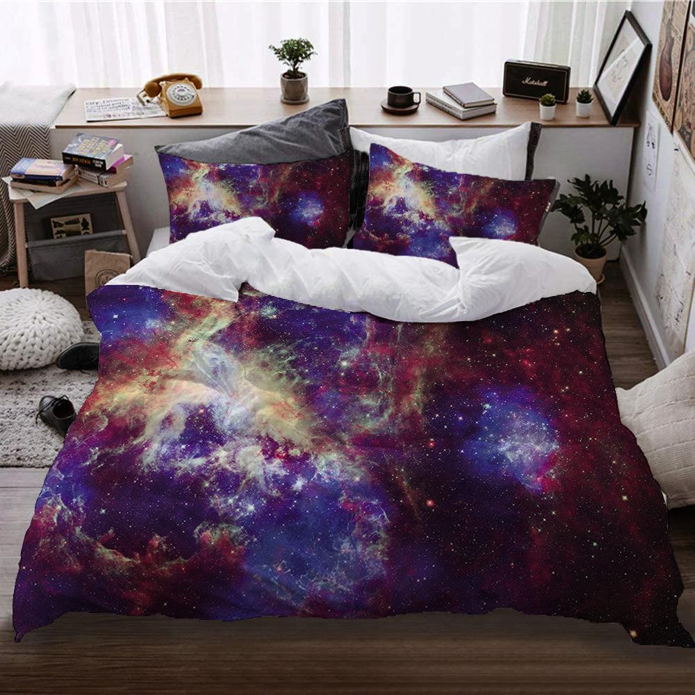 Cosmic Interstellar Wind Bed Three-Piece Set Four-Piece Digital Printing Quilt Cover Pillowcase Sheet