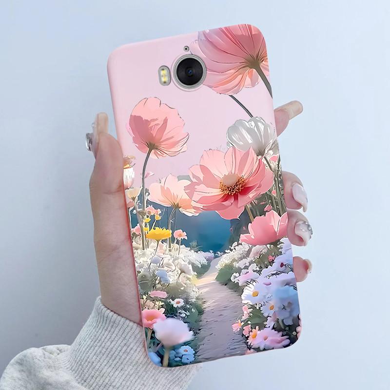For Huawei Y5 2017 Y6 2017 Phone Case Butterfly Flower Girl New Design Soft Silicone TPU Back Housing for MYA-L22 MYA-U29 Covers