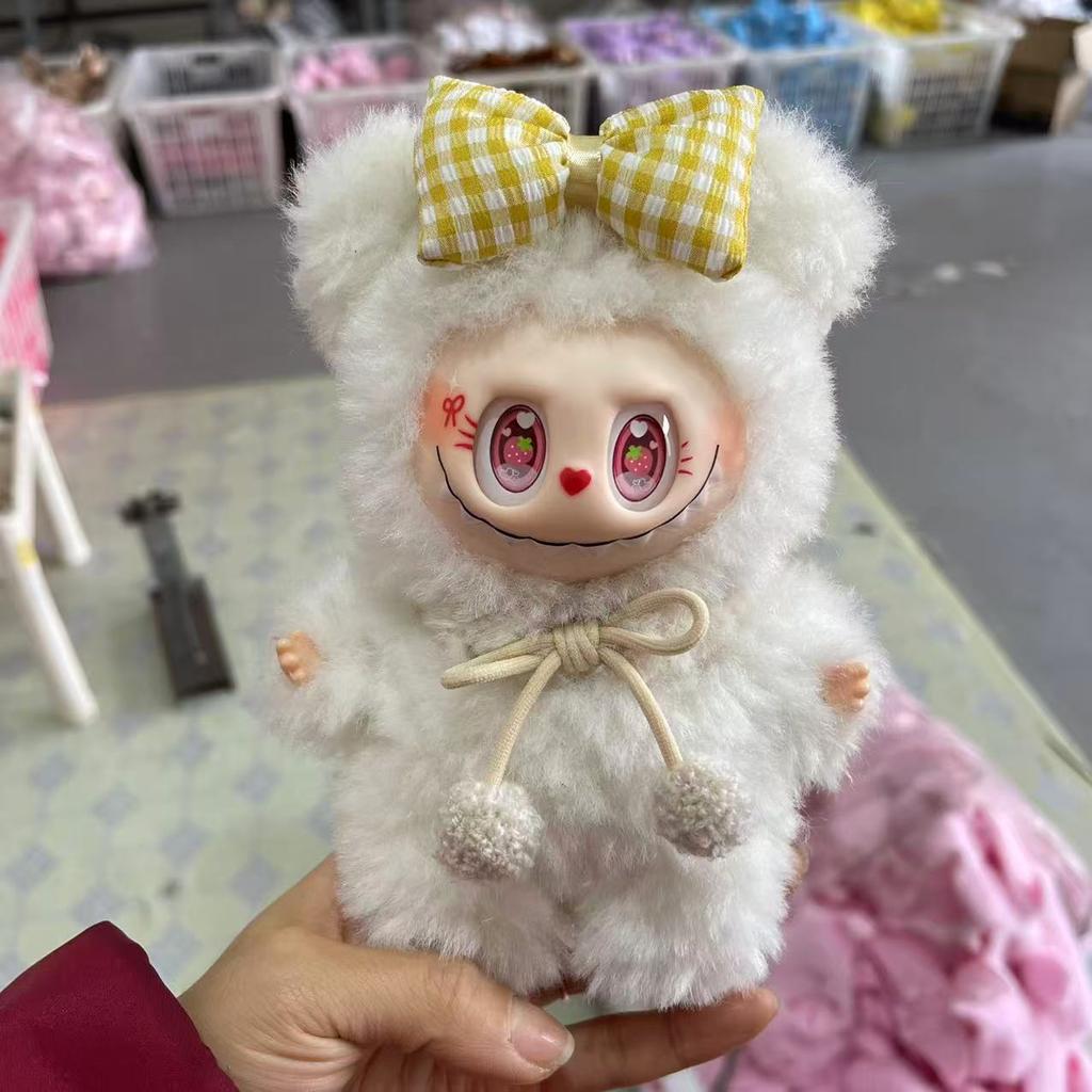 2026 Rabu Butterfly Tie Girls Gift High Value Mesh Red Plush Doll Cute Doll Plush Pendant