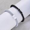 Handmade 2pcs Lucky Rope Bamboo Couples Bracelet Bangle Chain Briad Women Men Party Jewelry Gift