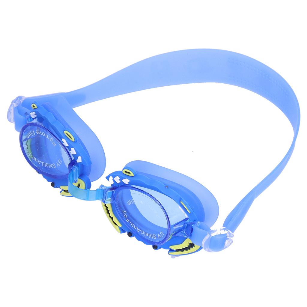Children AntiFog Swimming Glasses Adjustable Silicone Strap Crab Shape Swim Goggles