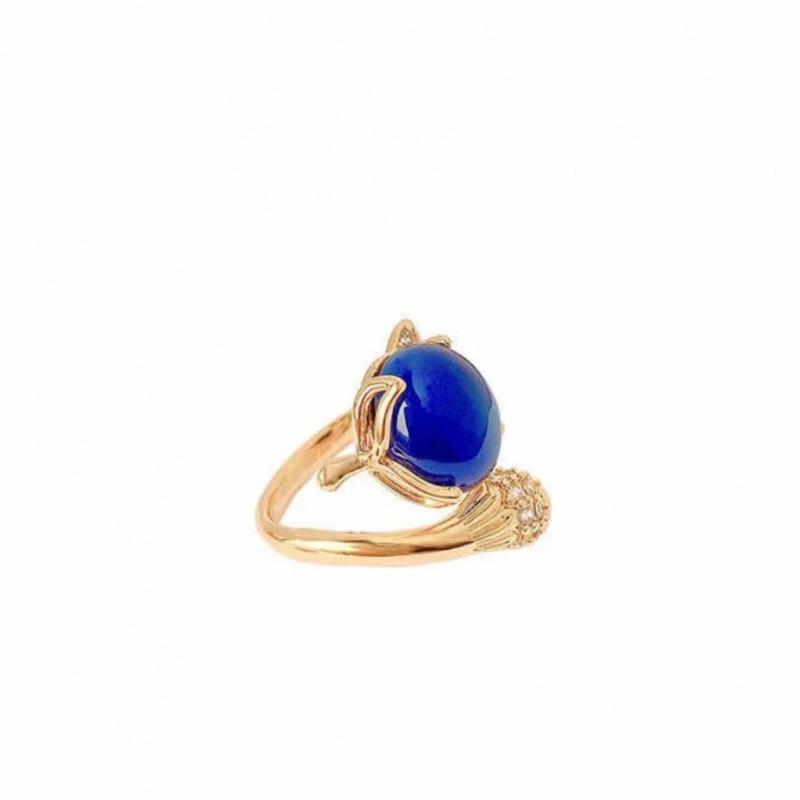 Women's Temperature-Sensitive Color-Changing Fox Ring - Non-Fading, Elegant Jewelry Ideal for Valentine's Day or Friendship Gift