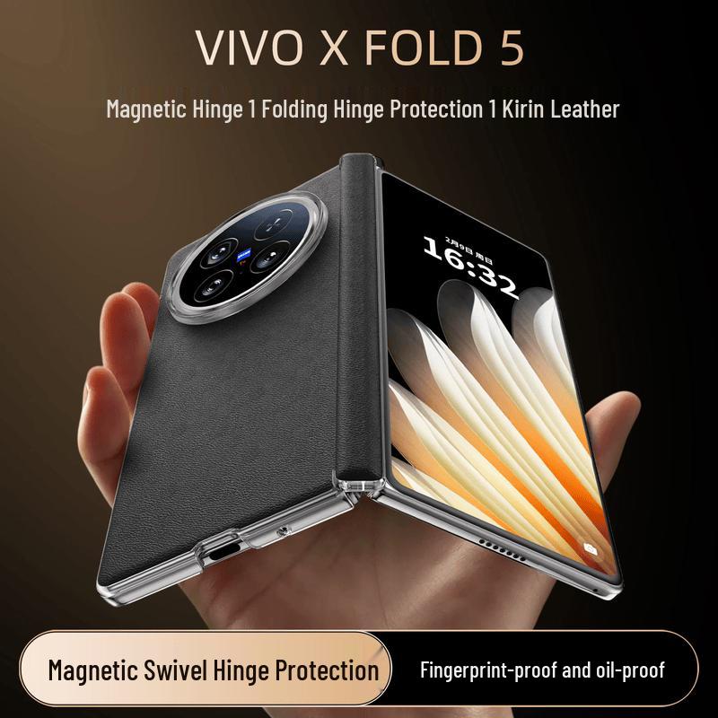 Shangsou Vivo X Fold Series Magnetic Hinge Leather Case