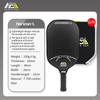 Triple Ace Pickleball Paddle USAPA Certified T-700 Carbon Fiber Carbon 220g Light Weight Enhanced Friction Performance Non-Slip Sweat Absorbent Grip