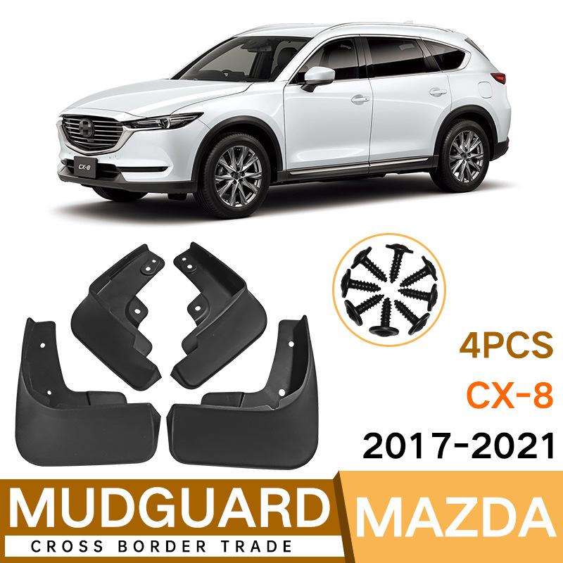 Mud Flaps For Mazda CX-8 2017- MudFlaps Front Rear Fender Car