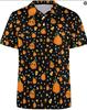 Summer Men's Beach Shirt Printed Hawaiian Short Sleeve Flower Shirt Boys