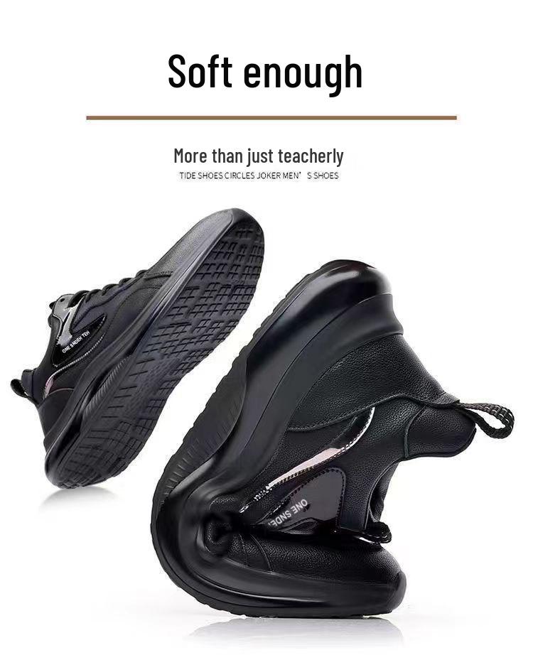 Men's Versatile Autumn/Winter Casual Sneakers - Comfortable, Dirt-Resistant Cotton Shoes
