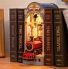 Tsukurun 3D Wood Puzzle Book Nook Series with Japanese Instructions Desu® (Time Travel)