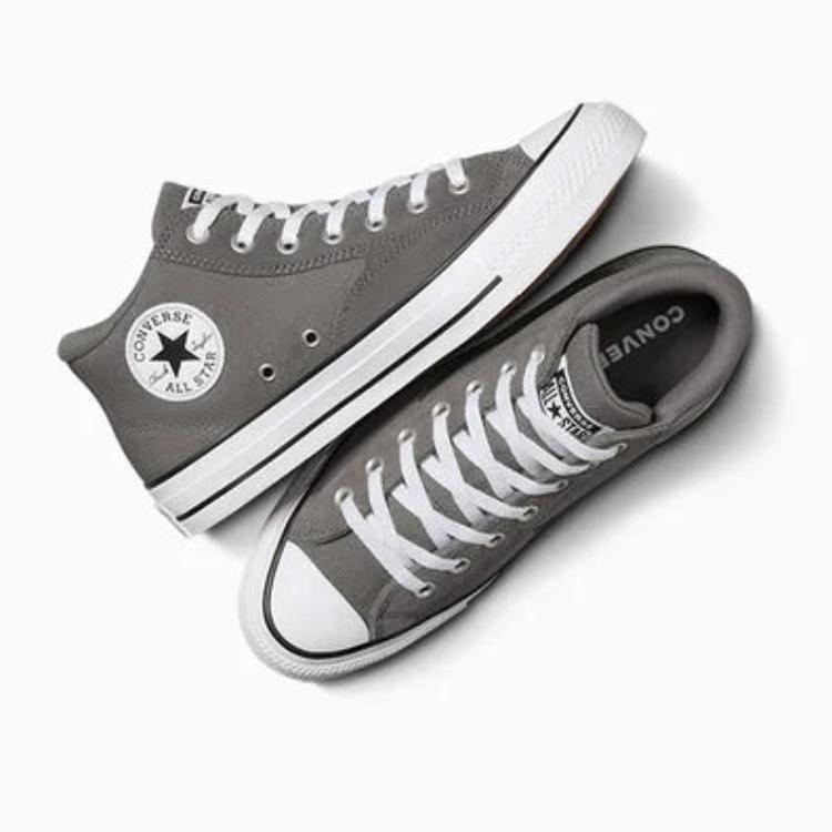 Converse Chuck Taylor All Star Mid Malden Street - Sharkskin Unisex Sneakers Grey White Black A10477C