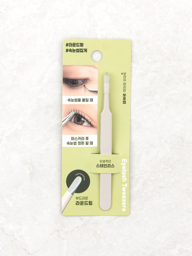 Round Tip Eyelash Tweezers
