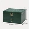 Jewelry Storage Box, High-end Exquisite Necklace Earrings, Gold Jewelry Box, Large Capacity Multi-layer Jewelry Box