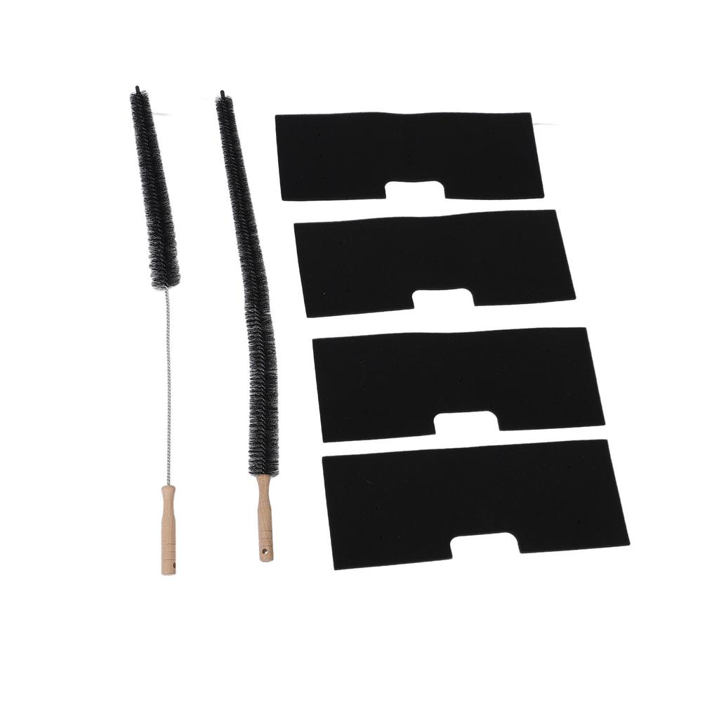 4PCS Washer Dryer Combo Lint Filters with 2 Dryer Vent Brushes Washable Reusable Washing Machine Lint Filter Replacement for WH01X35719