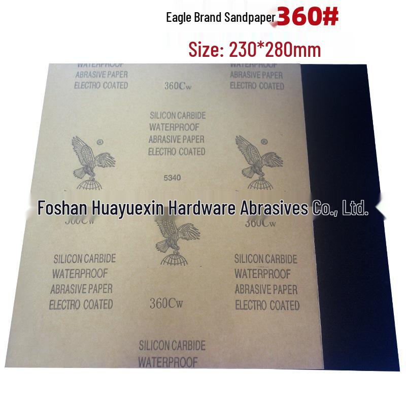 Eagle Sandpaper 120#-2000# Wet/Dry Polishing & Grinding Silicon Carbide Sheets.