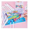 Dual Head Washable Marker Pen Set Student Art Drawing Stationery Supplies