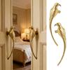 Modern Golden Magpie Shape Dresser Pull Stylish Metal Handle For Cabinets And Closets Replacement Knob Easy To Install