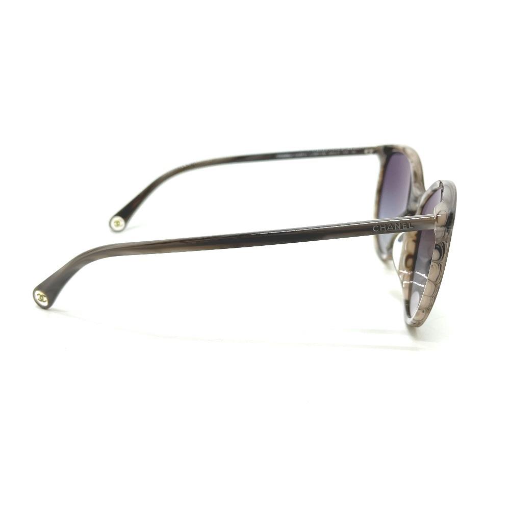 CHANEL 5448-A Gradation Eyewear sunglasses Plastic gray