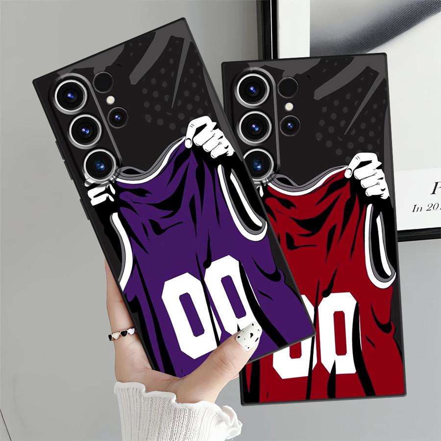 Jersey Numbers Funda Phone Cover Case for Samsung Galaxy S25 S10 S9 S23 S21 FE Note 20 8 9 10 S26 S20 Ultra S24 Plus