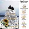 1pc Niece Aunt Love Quotes Blanket - Perfect Gift for Birthdays, Christmas & Halloween- Soft, Warm & Versatile Yy250909166