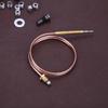 1-3PCS Universal Gas Thermocouple for Hot Water Boiler with 5 Fixed Parts Replacement Gas Valve Induction Line Thermocouple