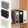 Set of 2 Large Capacity Bedding Storage Cubes Closet Organizers for Sheets Duvets and Blanket Holder with Clear Window