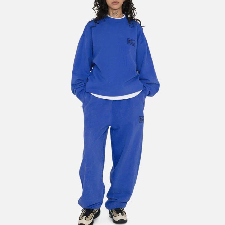 Nike X Stussy Acid Wash Crew Fleece Asia Sizing DR4426-480
