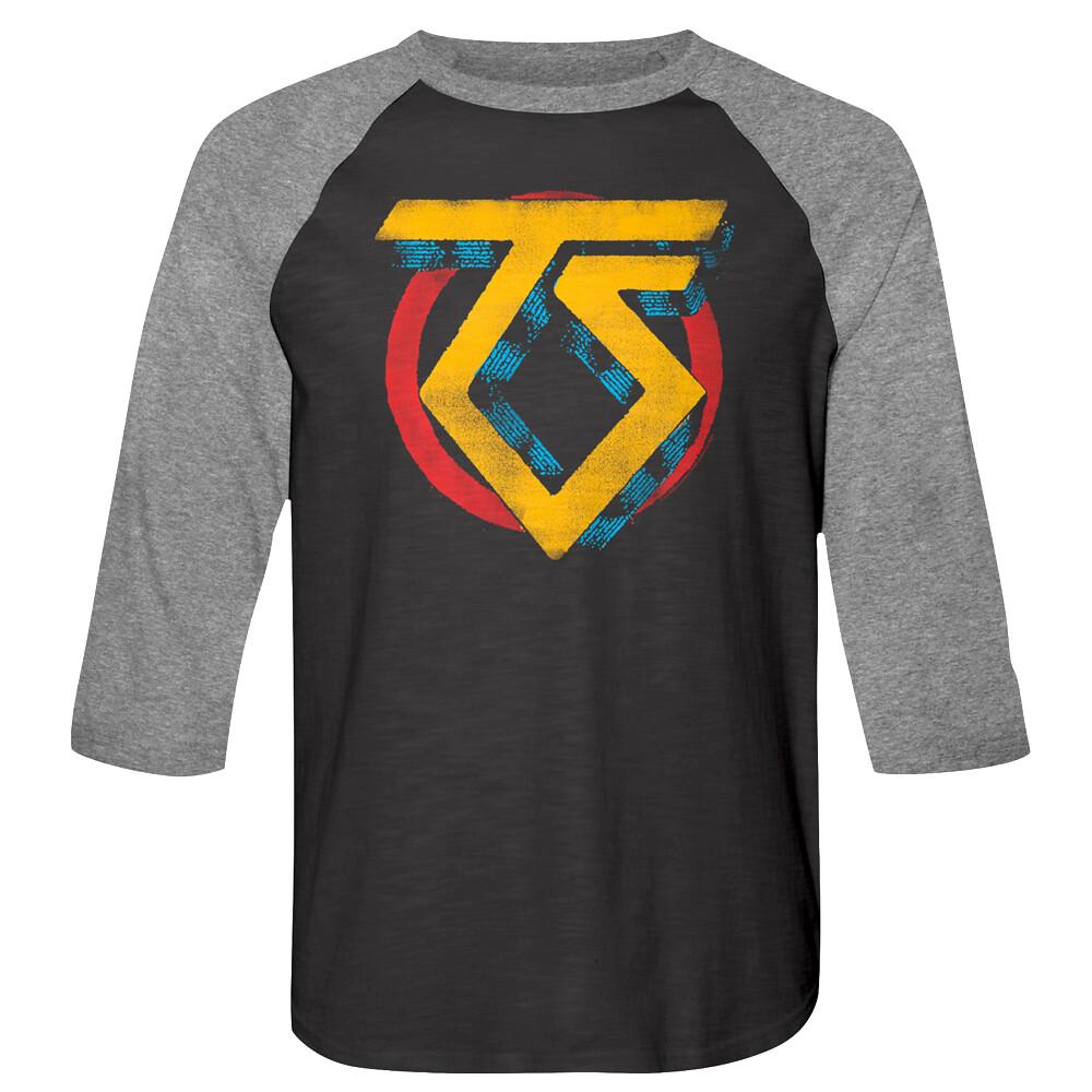 Twisted Sister Vintage Glam Rock Logo Mens Raglan Shirt Album Concert Tour Merch XXXXL