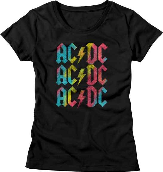 ACDC Trio Multi Colored Women s T Shirt Unisex T-Shirt S
