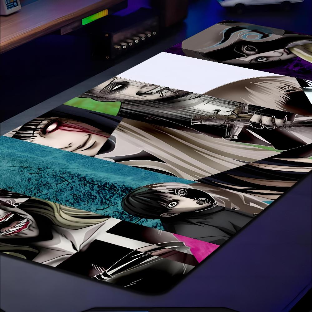 Junji Ito Tomie Kawakami Anime Mousepad Boy Pad Natural Rubber Gaming Mousepad Desk Mat Size For Gameing World Of Tanks CS GO Ze