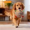 Brinquedo de Pelúcia Mastigável para Pet Brinquedo Criativo com Apito para Cachorro Resistente à Mordida Brinquedos para Cachorro de Auto Prazer Para Aliviar o Tédio Brinquedo Vocal Bola Suprimentos para Pet
