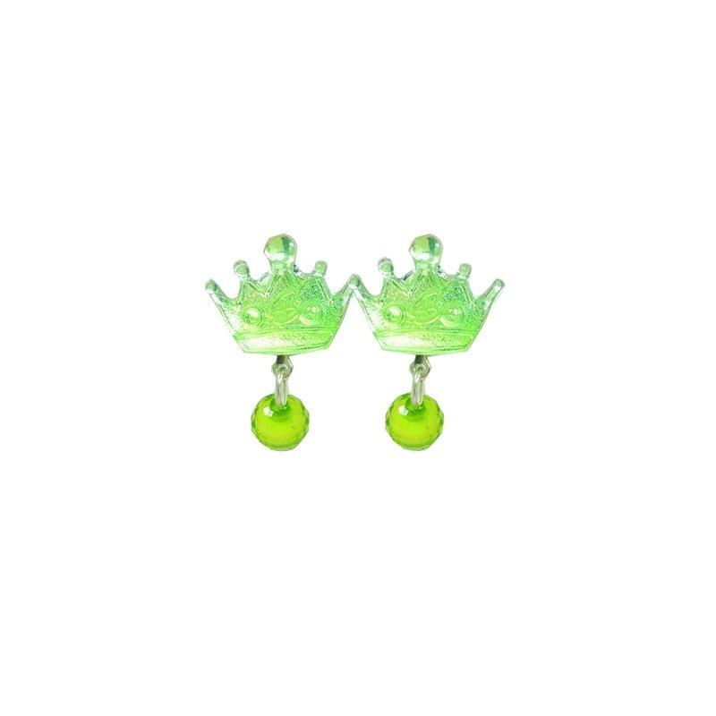 Children'S Princess Belle Rapunzel Snow White Necklace Earrings Bracelet Earclip Set