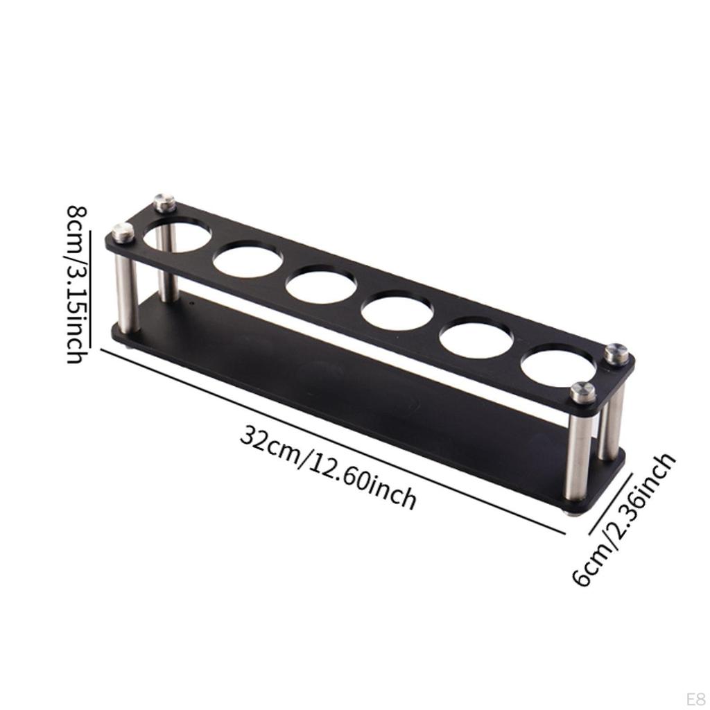 Glass Holder Snack Tray Acrylic Bartender Tool Cup Rack