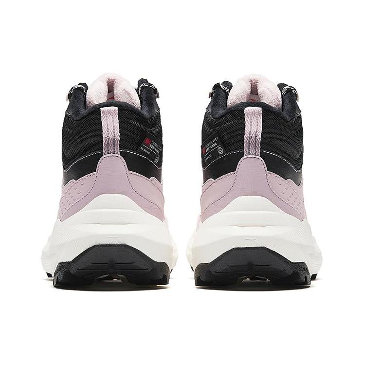 Anta Cushioning, Wear Resistant High top Outdoor Shoes Women's Purple Black 122418982-5