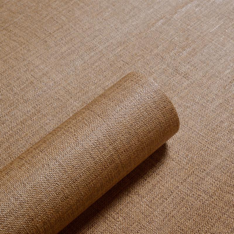 Papier peint auto-adhésif imperméable et résistant à l'humidité, autocollant mural de rénovation de chambre à coucher et de salon, décoration de maison 60cm*10m café