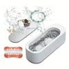 Ultrasonic Cleaning Machine USB Rechargeable High Frequency Vibration Wash Cleaner Eyeglass Necklace Jewelry Dentures Cleaner