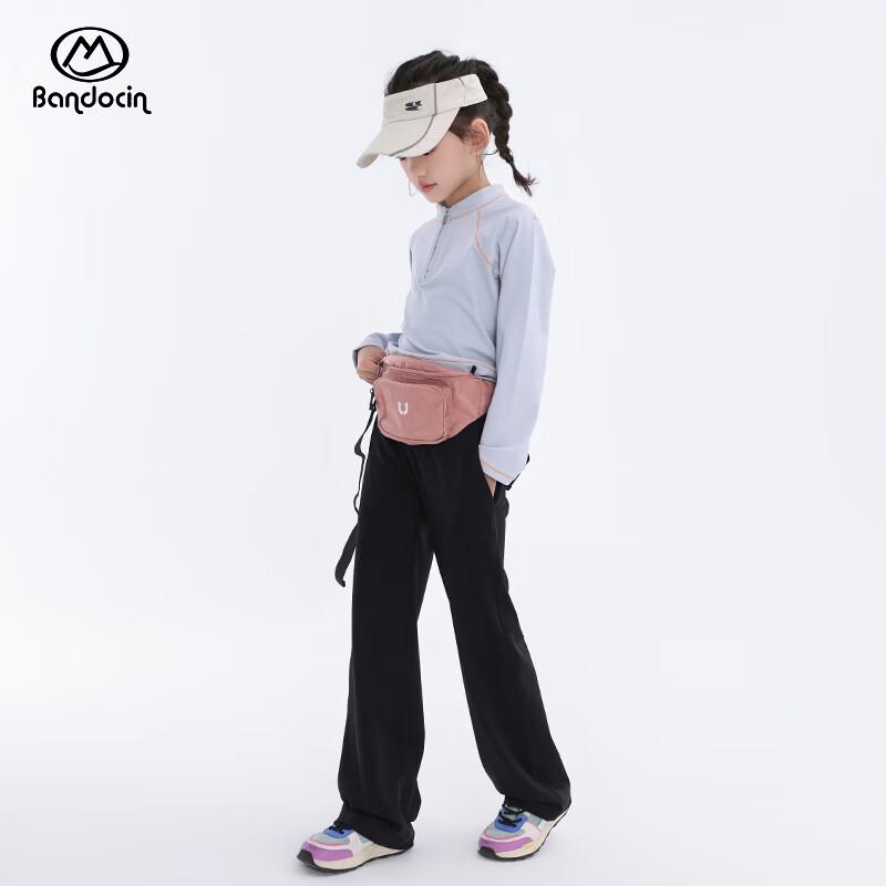 Girls' Autumn/Spring Loose Straight-Leg Casual Pants