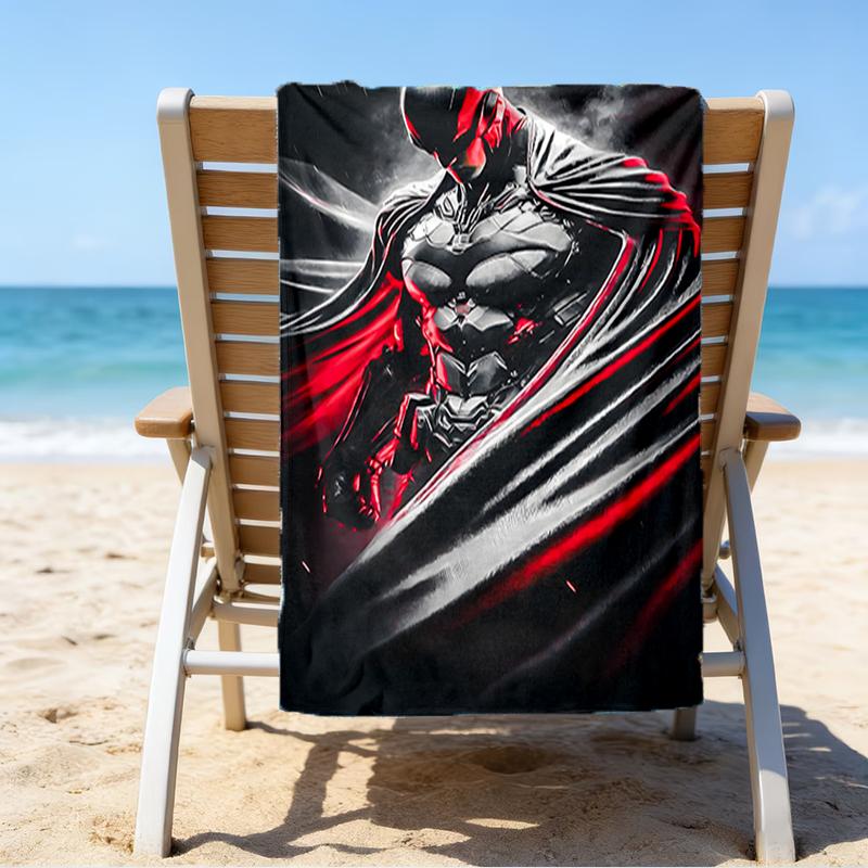 Breaks Through Bat Beach Towel - Soft, Absorbent Microfiber, Lightweight, Ideal for The Beach, Parties, Travel, Camping fan gifts