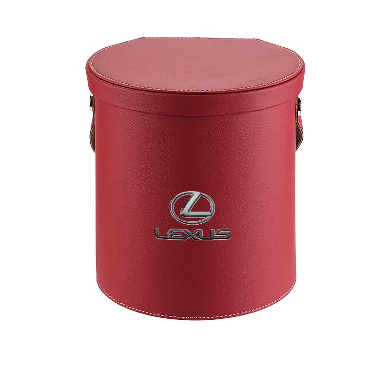 For Lexus RX NX LX ES GS IS UX etc Car Trash Can Waterproof with Lid Leakproof Leatherette Waste Bin AEN1